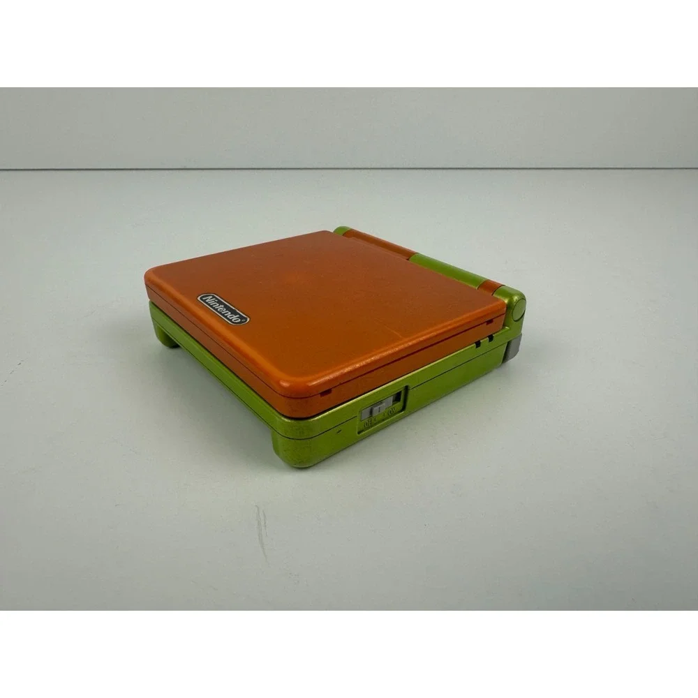 Nintendo Game Boy Advance SP GBA SP Lime Green & Orange Shrek Edition Tested